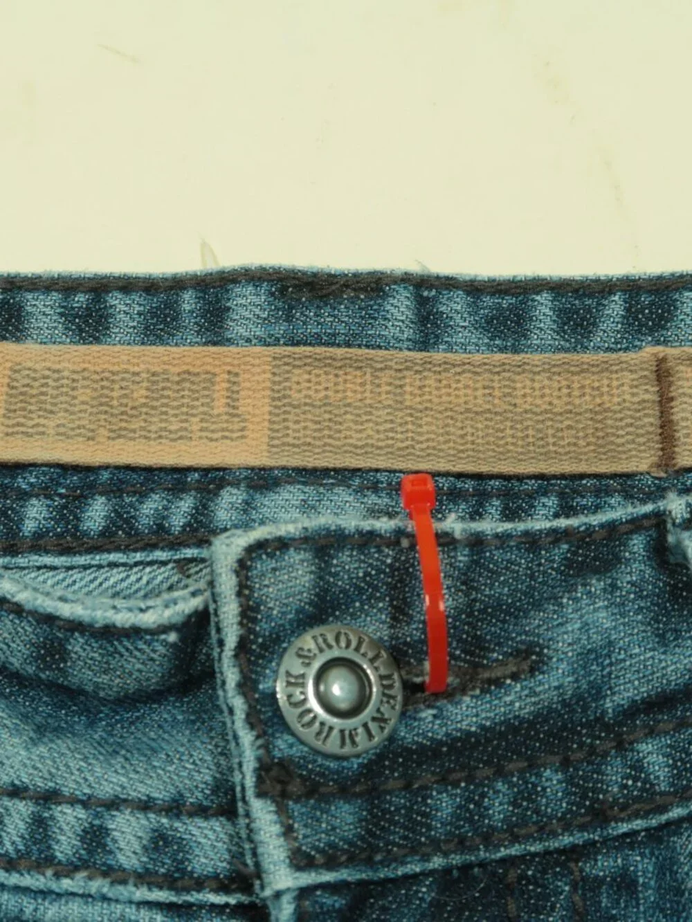 Rock And Roll Double Barrel Boot Cut Jeans Mens 33 Western Denim
